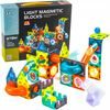 Magnetická svítící stavebnice se skluzavkou Light Magnetic 75 dílů
