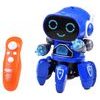 Interaktivní tančící robot na dálkové ovládání Boot Pioneer modrý