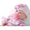 Panenka Baby Girl Noe 35 cm s dudlíkem a dekou
