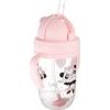 Canpol babies Nevylévací hrníček se slámkou a závažím Exotic Panda - růžový, 270 ml