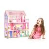 Ecotoys dřevěný domeček pro panenky s příslušenstvím Rozana