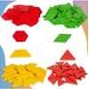 Dřevěné puzzle pro děti Pattern Blocks 155 dílků