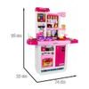 Dětská XXL kuchyňka s dotykovým panelem Delicious Kitchen růžová