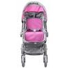 Kočárek pro panenky 4v1 kombinovaný Alice 4543 růžový