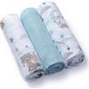 Bambusové pleny 3ks, modrá