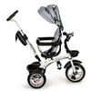 Ecotoys dětská tříkolka s otočným sedadlem 2v1 šedá