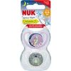 Nuk Uklidňující silikonový dudlík na noc 0-6m, 2ks