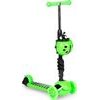 Ecotoys dětská koloběžka se svítícími koly Bedrunka zelená 5v1