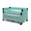 Dětská cestovní postýlka CARETERO ESTI se stahovací bočnicí mint