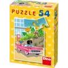 Minipuzzle Krtek 8 druhů 54 dílků