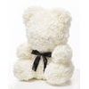 Medvídek z růží bílý Rose Bear 40 cm