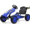 Dětská šlapací motokára Go-kart Milly Mally Rocket modrá