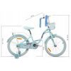 Dětské kolo Mexller Village blankytná 20"