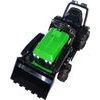 Elektrický zelený traktor ZP1001B s přední radlicí