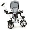 Ecotoys dětská tříkolka s otočným sedadlem 2v1 šedá