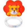 Akuku silikonové kousátko s chrastítkem Lev 44403