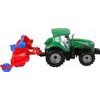 Dětský traktor s pluhem na setrvačník