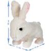 Plyšový králíček na baterie Princess Bunny bílý