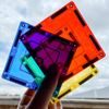 Learn & grow toys Magnetické dlaždice MALÉ ČTVERCE SET (36 kusů)