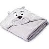 Dětská osuška Sensillo Water Friends 100x100 cm grey bear