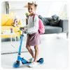 Dětská skládací koloběžka Scooter se svítícími koly - modrá