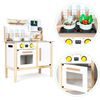 Ecotoys dětská dřevěná kuchyňka se zvuky a LED efekty Horney Chef