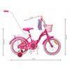 Mexller dětské kolo Village 16" s vodící tyčí růžové