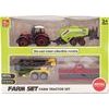 Sada farma - traktor s příslušenstvím 4ks
