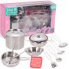 Sada dětského kovového nádobí 12 součástí Mini Kitchen Set