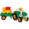 Veselý traktor pro nejmenší s vlečkou, světly a zvuky Farm Set