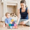 Senzorické kostky pro nejmenší Baby Training Blocks 10 kusů