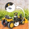 Dětský šlapací traktor s radlicí Active Pedal žlutý