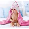 Akuku Dětská osuška s kapucí 100x100cm, froté - Kočička, růžová