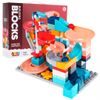 Majlo Toys dětská kuličková dráha 105 dílků Slide Blocks