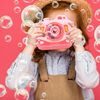 Bublifuk na baterie fotoaparát Bubble Cam růžový