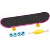 Skateboard prstový šroubovací s doplňky - mix 4 barvy