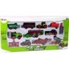 Velká sada zemědělských vozidel 12ks