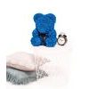Medvídek z růží tmavě modrý Rose Bear 40 cm