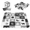 Ecotoys pěnová puzzle hrací deka Gray Puzzle 151 x 151 cm