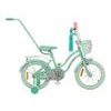 Mexller dětské kolo SISI 16" s vodící tyčí mintová 2022