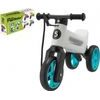 Odrážedlo FUNNY WHEELS Rider SuperSport bílé/tyrkys 2v1+popruh