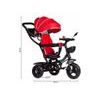 Ecotoys dětská tříkolka s otočným sedadlem Trike 2v1 červená