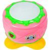 Interaktivní bubínek se zvuky a světly Drum Set růžový