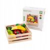 Ecotoys sada dřevěné ovoce v bedýnce