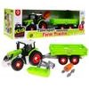 Majlo Toys dětský šroubovací traktor s vlečkou Farm Tractor