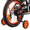 Mexller dětské kolo BMX 16" s vodící tyčí černooranžové