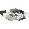 Ecotoys XXL pěnová puzzle hrací deka Happy Gray