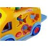 Huile Toys interaktivní autíčko pro nejmenší se zvuky Shape Sorting Bus