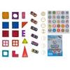 Doris magnetická stavebnice se 6 autíčky Magnetic Blocks 66 dílů