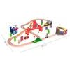 Dřevěná vláčkodráha Wooden Train 70 dílků